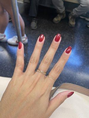 Gel manicure