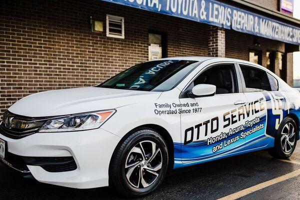 At Otto Service, loaner vehicles available for your convenience! Please inquire with our Service Manager when booking your service.