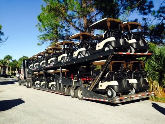 Shipment of carts