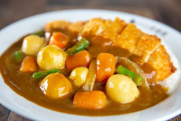 Chicken Cutlet & Vegetable Curry