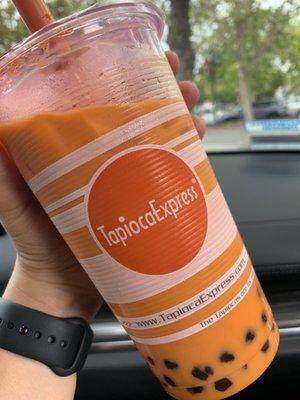 Thai Tea is always great at Tapioca Express! Miss the Alameda location though