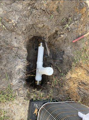 Sewer line repair