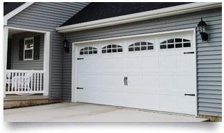 Add beautiful hardware pieces to your garage door