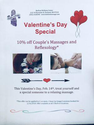 Special Offer for Valentine's Day 2018!