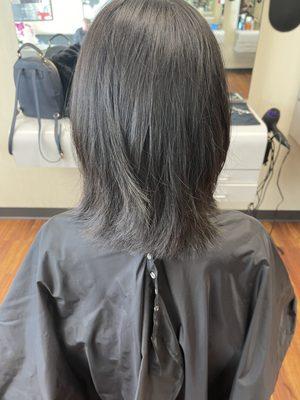 after cut