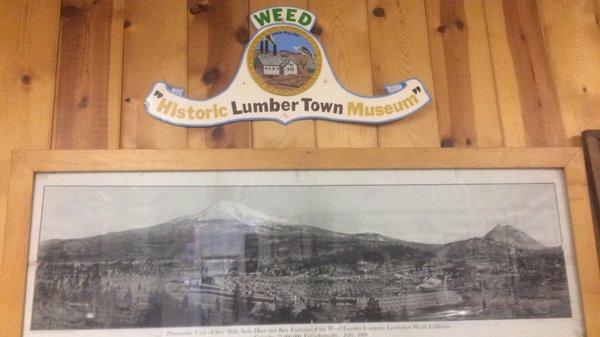 Weed historic lumber town museum