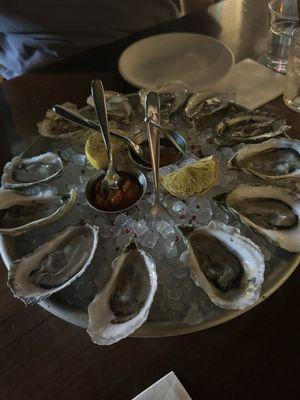 Happy hour $1.50 OYSTERS *MINIMUM OF 6 Mignonette, Cocktail Sauce $1.50