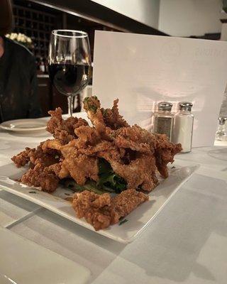 Fried chicken skins