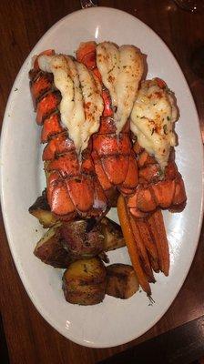 Fresh catch of the day lobster tails