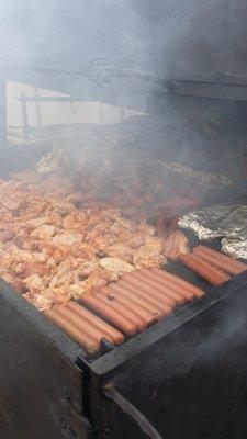 Ken can do TONS of delicious custom BBQ made to order! Bring your meat, we'll smoke it!