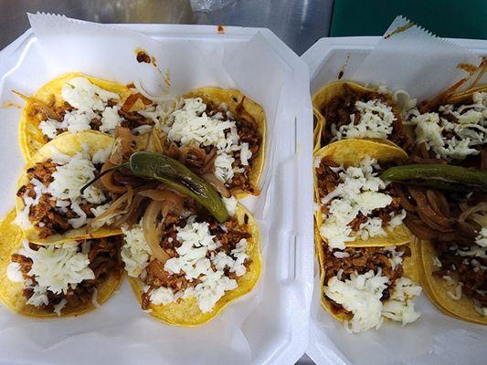 Que sabor mini tacos  Al pastor