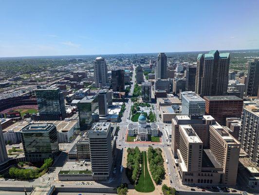 View from top of the Arch