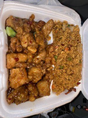 General Tso chicken combo