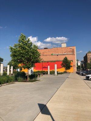 This downtown grocery store is beautiful inside and out.