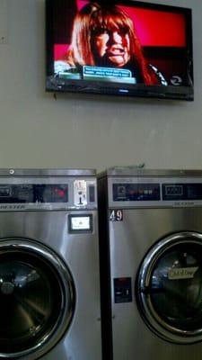 Washing and watching Maury. You are NOT the father! LOL!