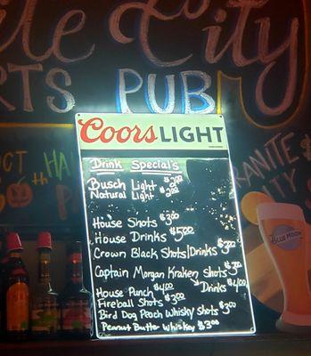 Drink Specials