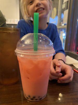 Strawberry + Blueberry Bubble Tea