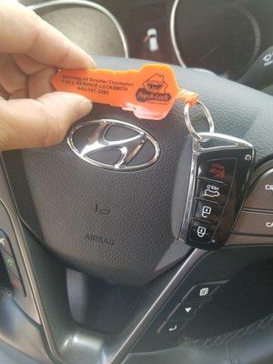 Replacement Hyundai Key