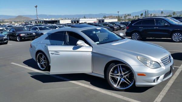 Here is our 07 CLS550 Mercedes we purchased from Auto Gallery, Thanks Matt.