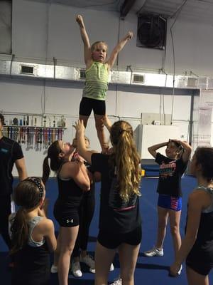 TCF also offers tumbling classes and competition cheer