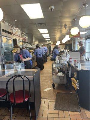 The bustle that is Waffle House.