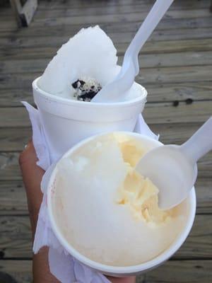 Love Nest - snow cone with ice cream in it!