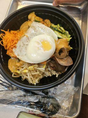 Spicy chicken classic bibimbop rice