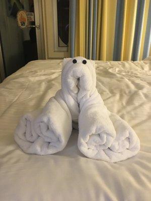 towel bear by our room service guy, I Made