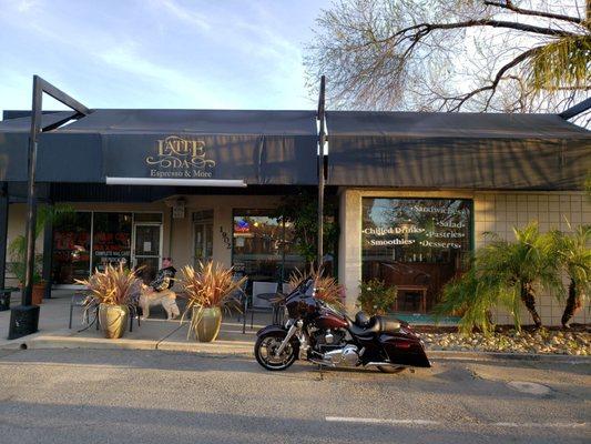 Cute little local coffee shop, lots of locals hanging out and talking about old times.