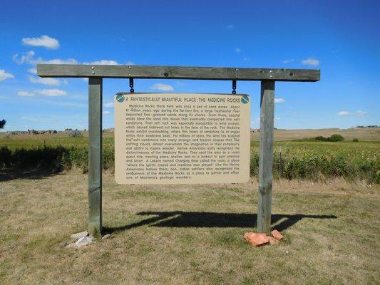 Explanation of the park at the entrance