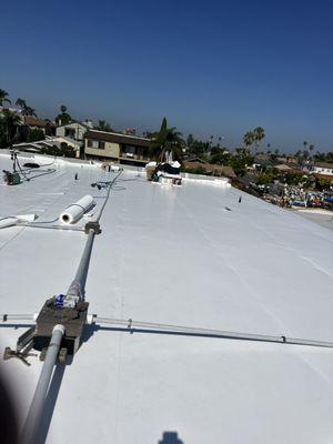 Comercial flat roof