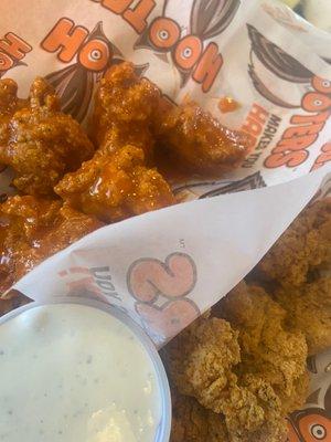 Boneless wings (not a fan)