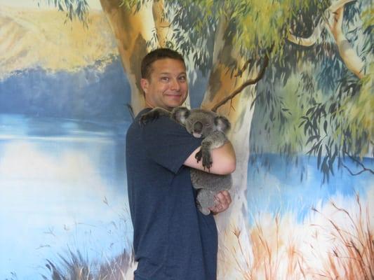 A koala and I in Australia.