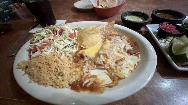 Veggie enchiladas