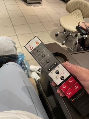 Massage chairs that can be adapted to your liking.