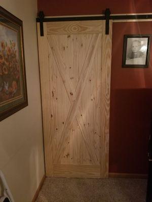 Barn door installation