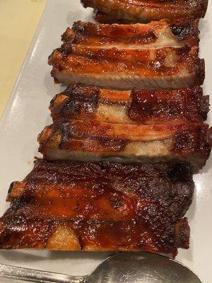 6 Piece BBQ Spare Ribs