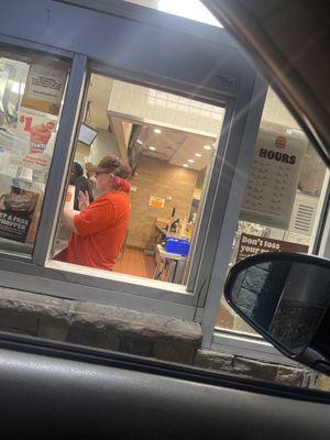 Drive thru window