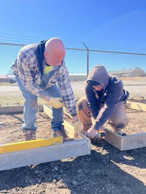 How to build a concrete form tutorial.