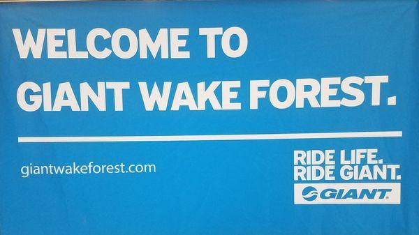 Welcome to Giant Wake Forest! We look forward to meeting you!