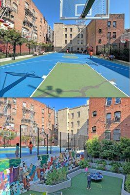 Willie Woo Woo Wong Playground, basketball court in the adult section