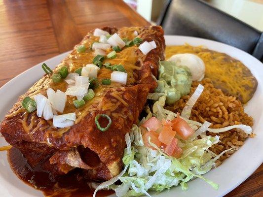 Chimichanga Combo Plate