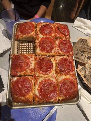 Mega Pan Pepperoni Pizza