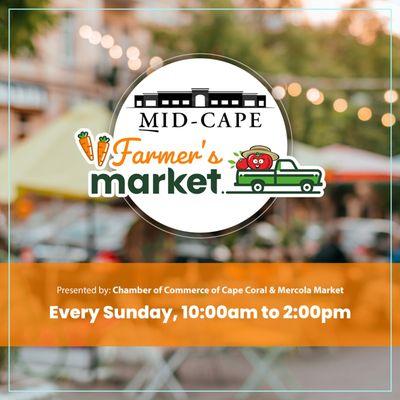 Don't forget our Farmer's Market every weekend. See you there!