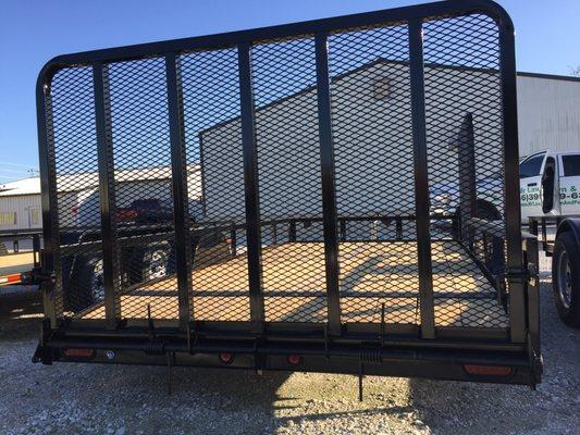 Heartland Trailers - rear gate - Life Time Warranty