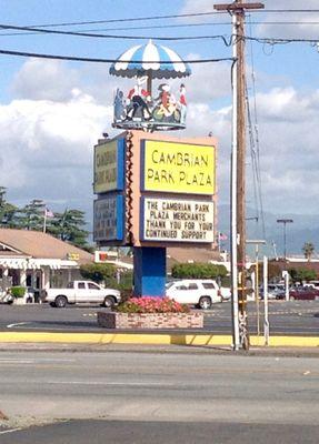 Directly across the street from this  historic sign.