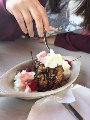 Fried ice cream!!!!!