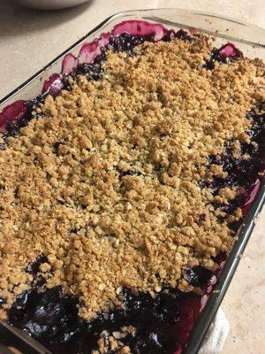 This berry cobbler is everything!!