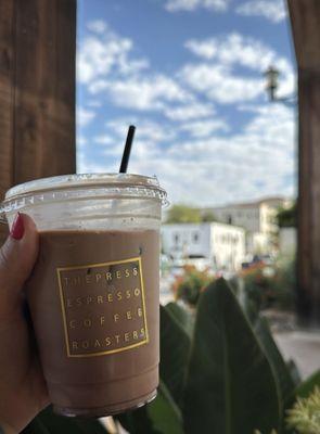 Iced Belgian chocolate mocha