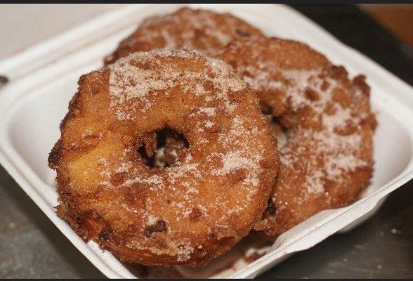 Apple Rings, made with local apples, every time.